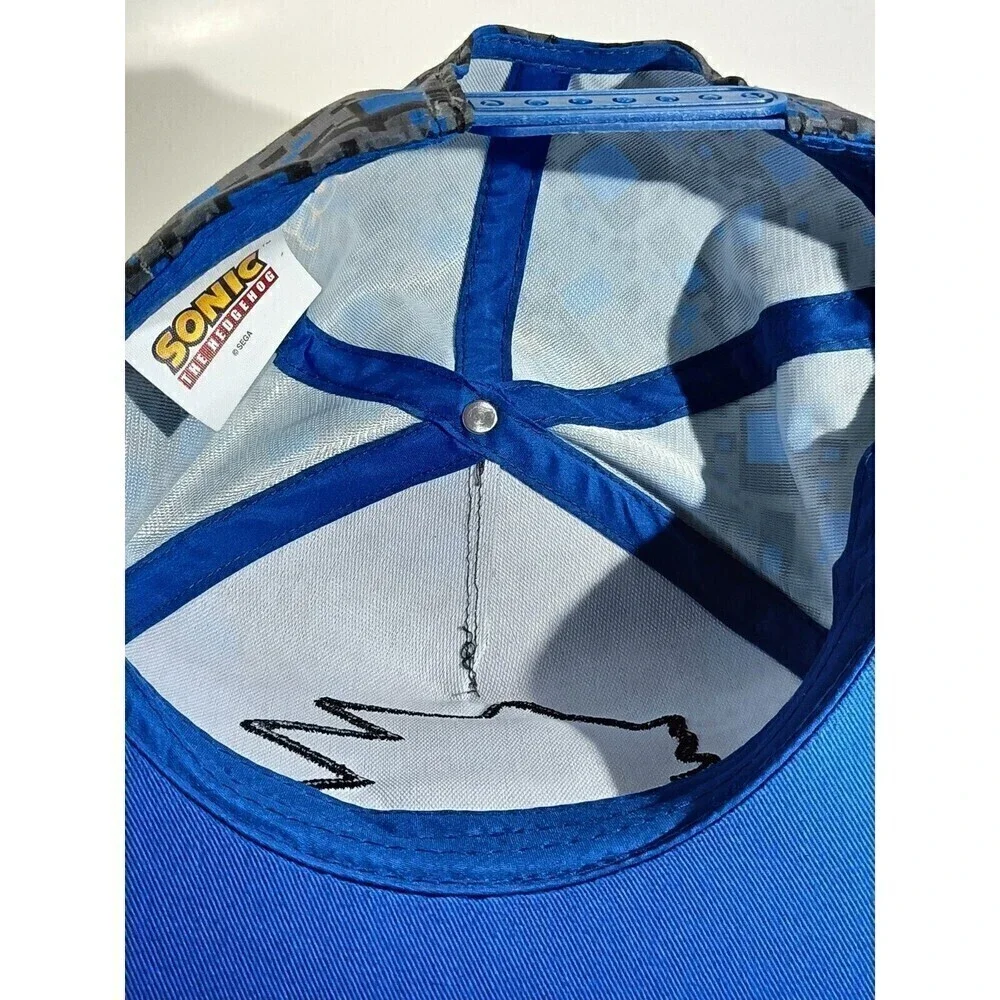 Sonic The Hedgehog Strapback Baseball Cap Hat Youth Sega Gamer Game On